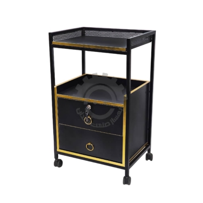 ترولی بدنه فلزی چوب ام دی اف چرخدار